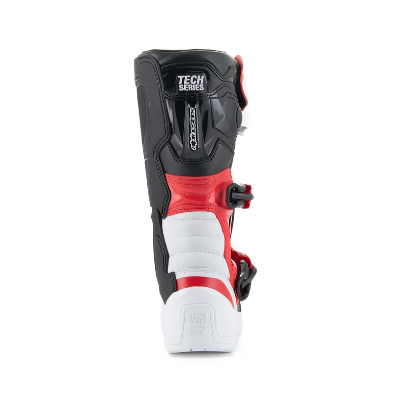 Alpinestars Tech 3S Youth Λευκό-Μαύρο-Κόκκινο Παιδικές μπότες μοτοσικλέτας