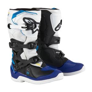 Alpinestars Tech 3S Youth 2024 Λευκό-Μαύρο-Μπλε Παιδικές μπότες μοτοσικλέτας