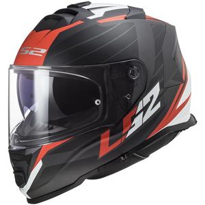 LS2 FF800 Storm II Nerve μαύρο-κόκκινο ενσωματωμένο κράνος μοτοσικλέτας