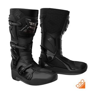 Shot Race 8 Chrome Black Μπότες μοτοσικλέτας