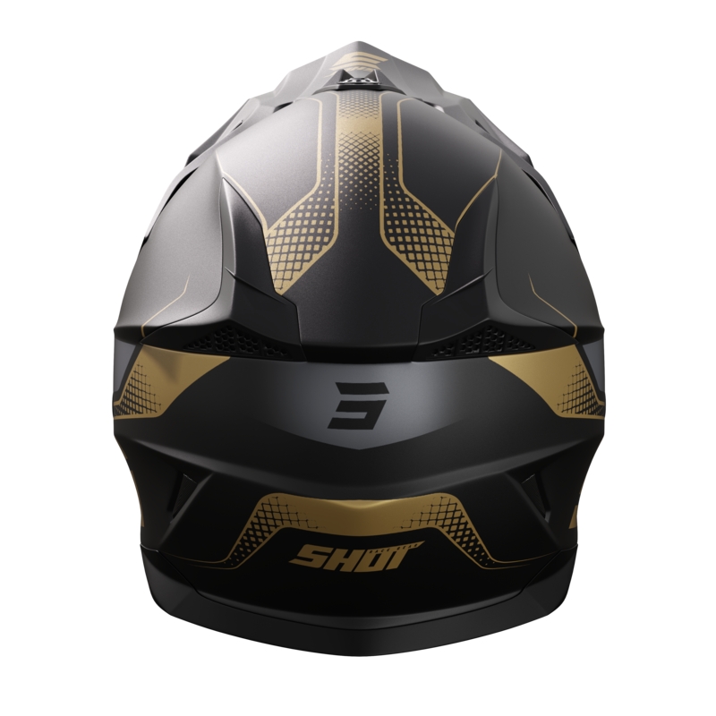 Shot Pulse Edge κράνος motocross χρυσό ματ προσφορά