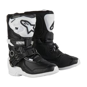 Alpinestars Tech 3S Kids 2024 Λευκό και Μαύρο Μπότες μοτοσικλέτας για παιδιά
