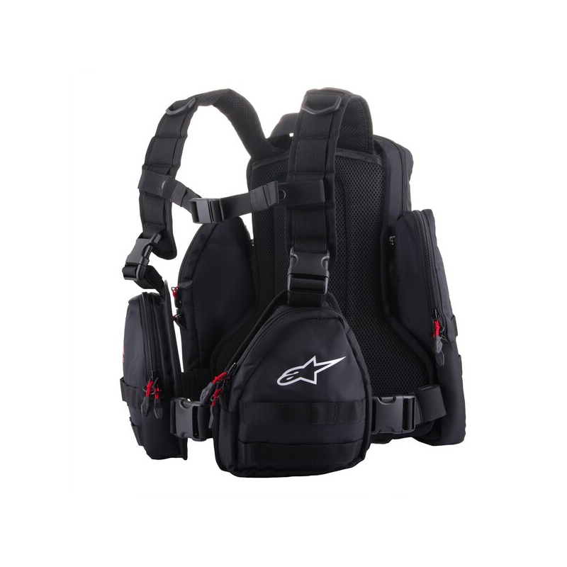Σακίδιο πλάτης Alpinestars Techdura Tactical μαύρο-άσπρο 9 λίτρων