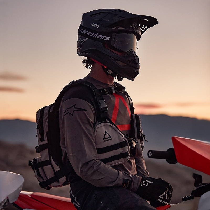 Σακίδιο πλάτης Alpinestars Techdura Tactical γκρι-μαύρο 9 l