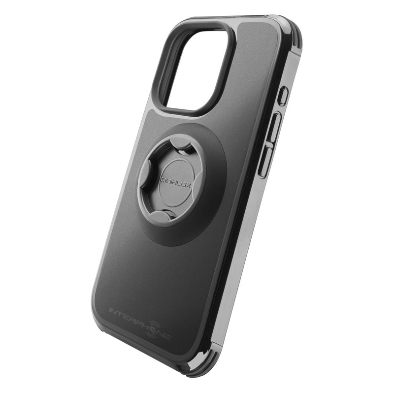 Προστατευτικό κάλυμμα Interphone QUIKLOX Tetraforce - Apple iPhone 15 Pro Max μαύρο