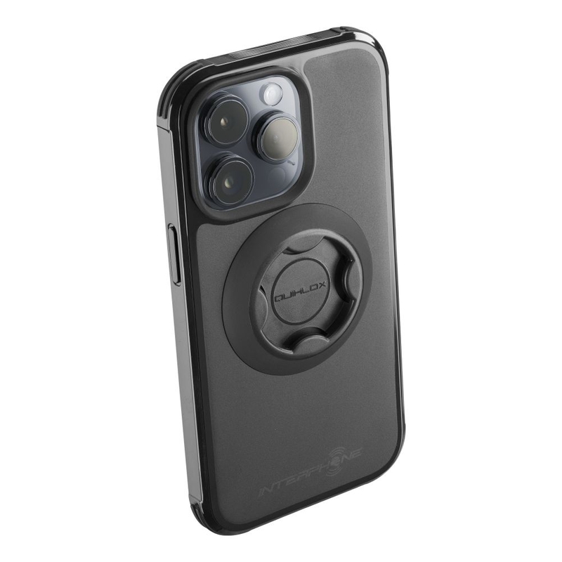 Προστατευτικό κάλυμμα Interphone QUIKLOX Tetraforce - Apple iPhone 15 Pro Max μαύρο