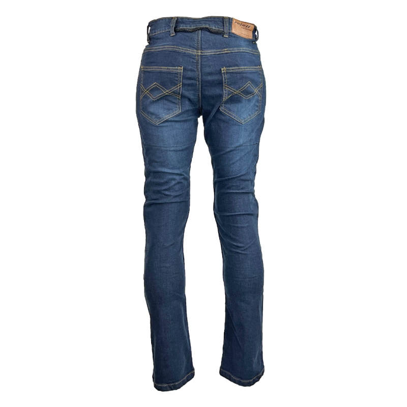 Γυναικείο τζιν μοτοσικλέτας Roleff Aramid Blue