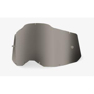 Plexi 100% Racecraft 2/Accuri 2/Strata 2 ασημί χρώμιο (Anti-fog)