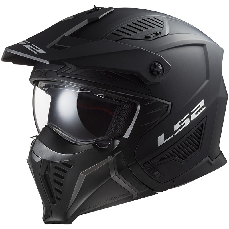 Κράνος μοτοσικλέτας LS2 OF606 Drifter Solid black matt