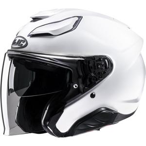 Ανοιχτό κράνος μοτοσικλέτας HJC F31 Solid pearl white