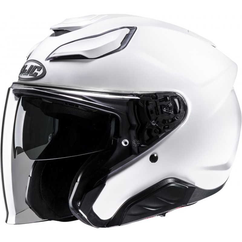 Ανοιχτό κράνος μοτοσικλέτας HJC F31 Solid pearl white