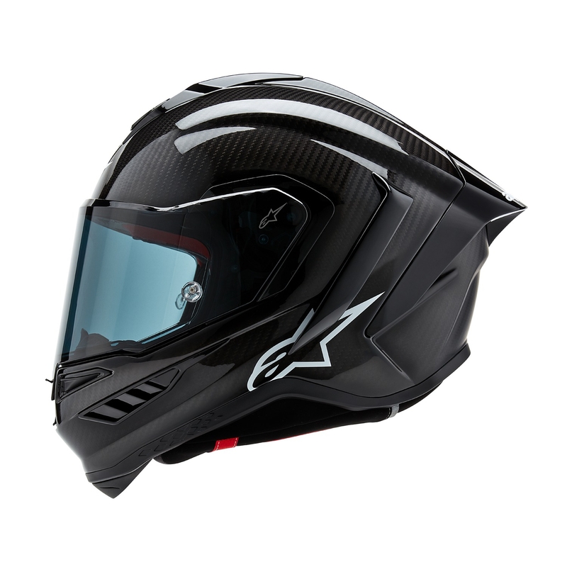 Κράνος μοτοσικλέτας full-face Alpinestars Supertech R-10 Solid μαύρο άνθρακα