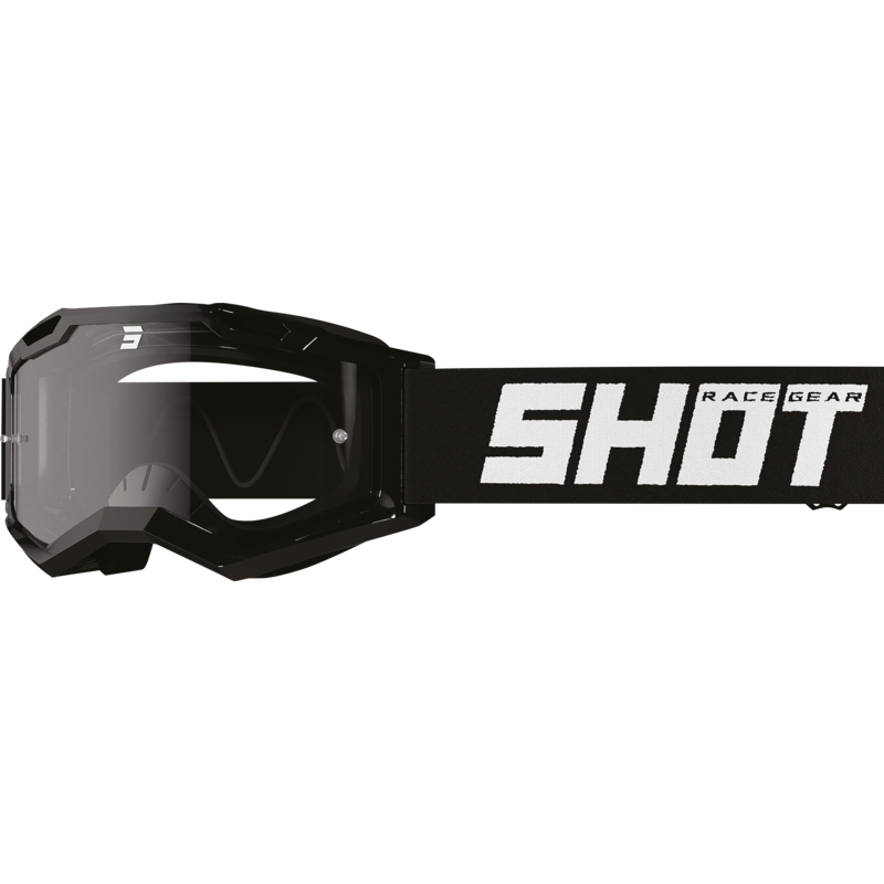 Παιδικά γυαλιά motocross Shot Rocket Kid 2.0 μαύρο (διαφανές plexi)