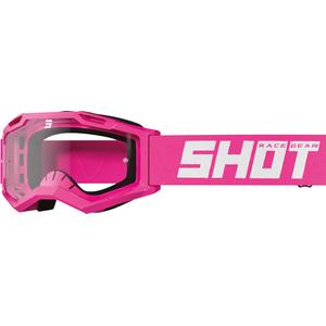 Παιδικά γυαλιά μοτοκρός Shot Rocket Kid 2.0 ροζ (διαφανές πλεξιγκλάς)