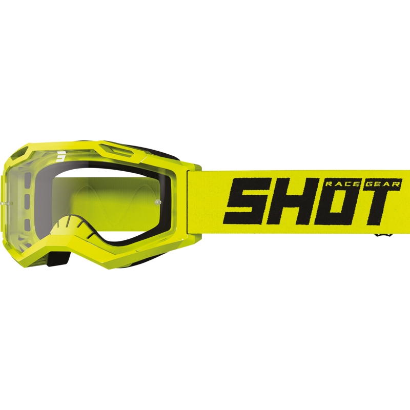 Παιδικά γυαλιά motocross Shot Rocket Kid 2.0 fluo κίτρινο (διαφανές plexi)