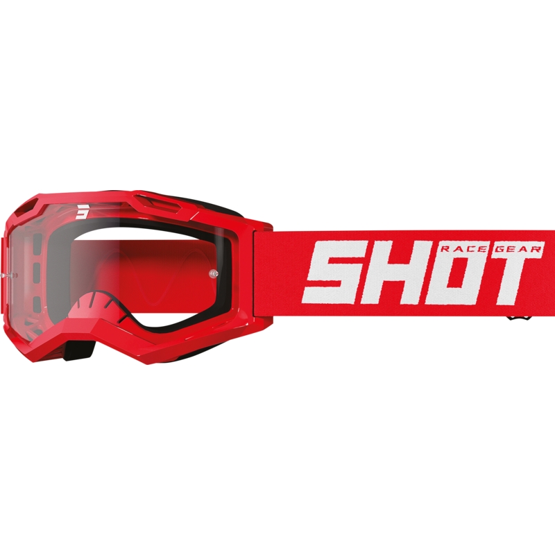 Παιδικά γυαλιά motocross Shot Rocket Kid 2.0 κόκκινο (διαφανές plexi)