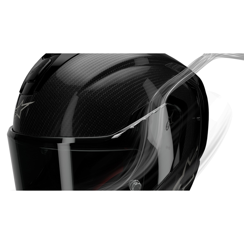 Κράνος μοτοσικλέτας full face Alpinestars Supertech R-10 Team carbon fluor κόκκινο-μπλε-λευκό ματ