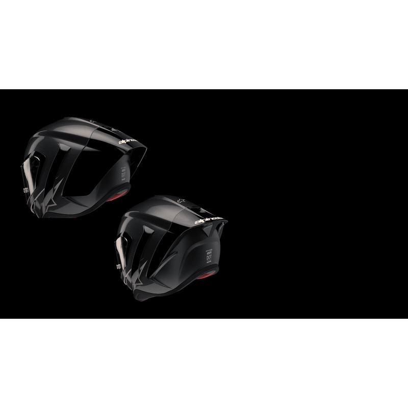Κράνος μοτοσικλέτας full face Alpinestars Supertech R-10 Team carbon fluor κόκκινο-μπλε-λευκό ματ