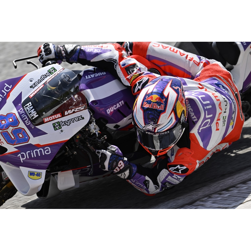 Κράνος μοτοσικλέτας full face Alpinestars Supertech R-10 Team carbon fluor κόκκινο-μπλε-λευκό ματ