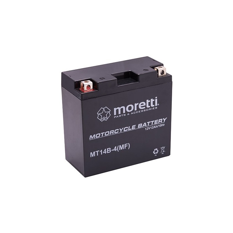 Μπαταρία gel Moretti MT14B-4 χωρίς συντήρηση, 12V 12Ah