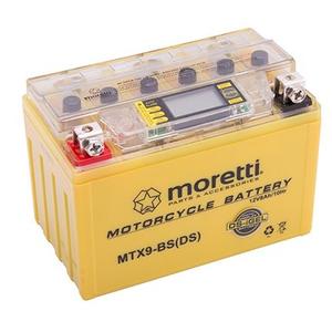 Μπαταρία ζελέ χωρίς συντήρηση Moretti MTX9-BS, 12V 8Ah με μετρητή τάσης
