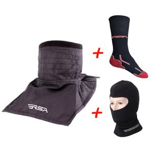 ΣΕΤ: RSA Soul neck warmer + RSA Heat thermal balaclava + RSA Classic λειτουργικές κάλτσες
