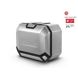 Kompletní sada hliníkových kufrů SHAD TERRA, 48L topcase 47L/47L boční kufry, včetně montážní sady a plotny SHAD Voge 650DS / 650DSX