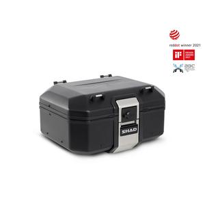 Complete set of SHAD TERRA TR40 adventure saddlebags and SHAD TERRA BLACK aluminium 37L topcase, including mounting kit SHAD Aprilia Tuareg 660