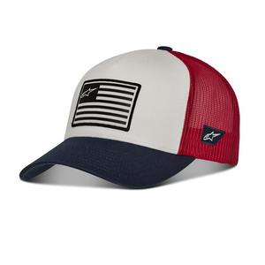 Alpinestars Flag Snap Hat μπλε-κόκκινο-λευκό