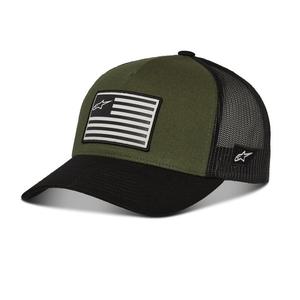Alpinestars Flag Snap Hat πράσινο-μαύρο