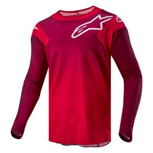 Alpinestars Racer Hoen φανέλα μοτοκρός κόκκινο-βυσσινί
