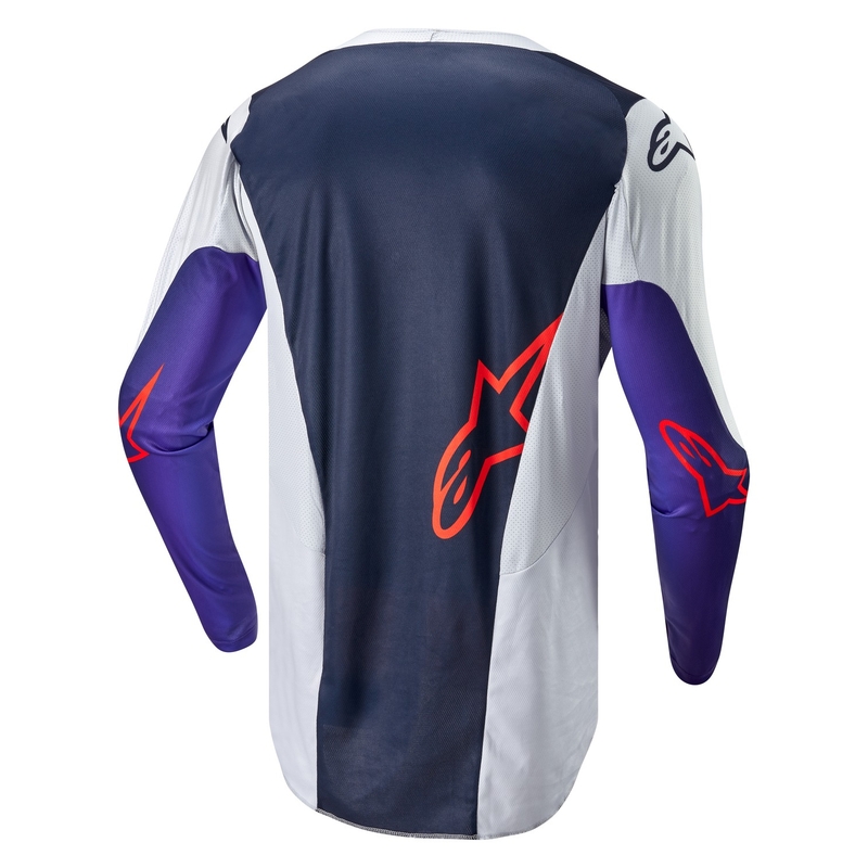Φανέλα motocross Alpinestars Racer Hoen γκρι-μπλε-πορτοκαλί