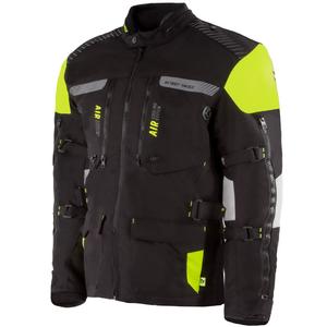 Street Racer All Season Black-Fluo Yellow Μπουφάν μοτοσικλέτας