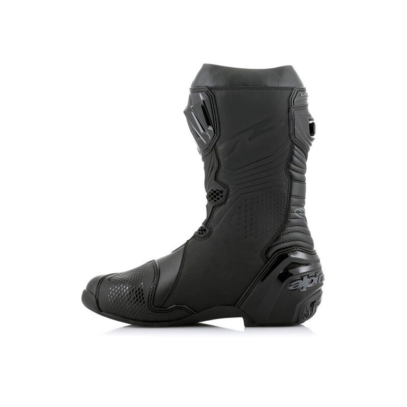 Alpinestars Supertech R 2 Μαύρες μπότες μοτοσικλέτας