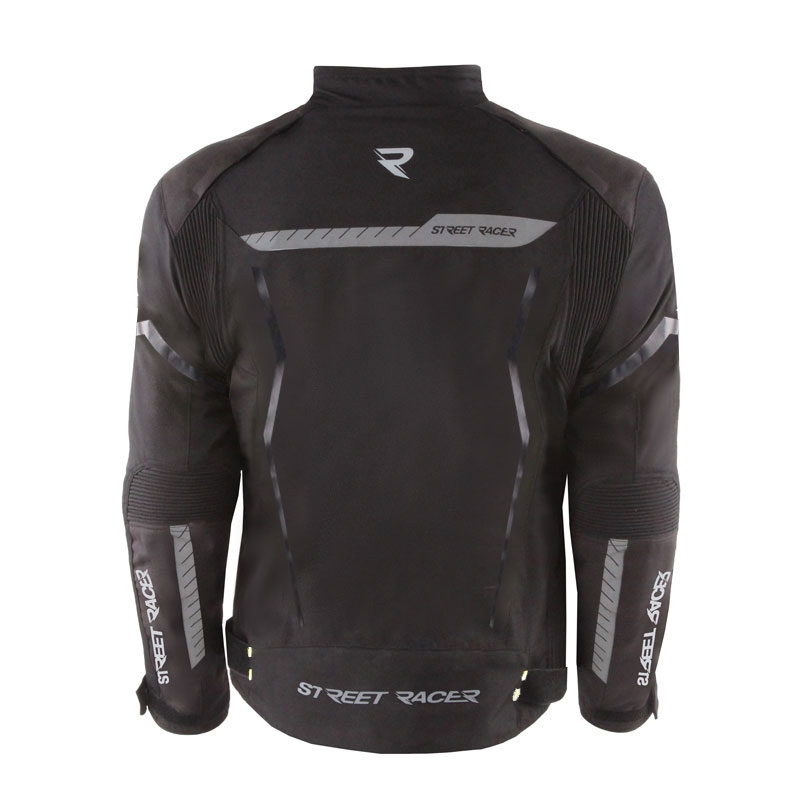 Street Racer Flex Air Μαύρο μπουφάν μοτοσικλέτας