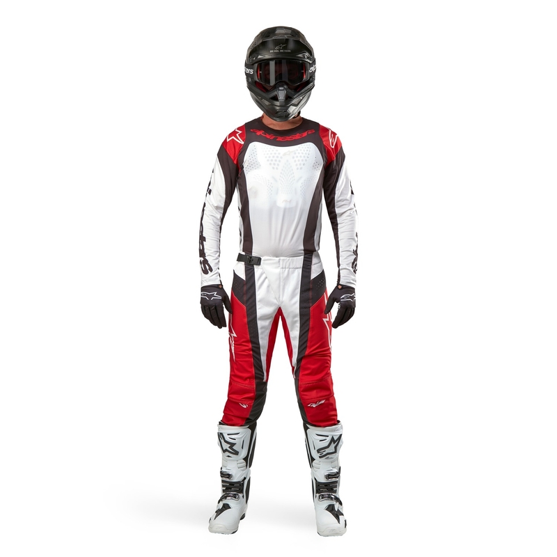 Alpinestars Techstar Ocuri φανέλα μοτοκρός κόκκινο-άσπρο-μαύρο