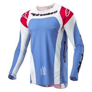 Alpinestars Techstar Ocuri φανέλα μοτοκρός μπλε-λευκό-κόκκινο
