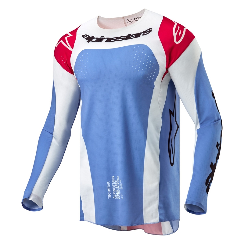 Alpinestars Techstar Ocuri φανέλα μοτοκρός μπλε-λευκό-κόκκινο
