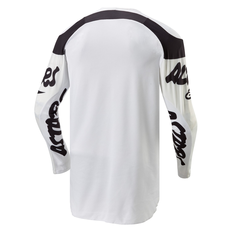 Φανέλα Alpinestars Racer Hana motocross λευκή-μαύρη