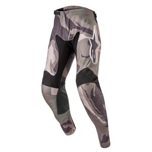 Παντελόνι μοτοκρός Alpinestars Racer Tactical πράσινο camo-καφέ