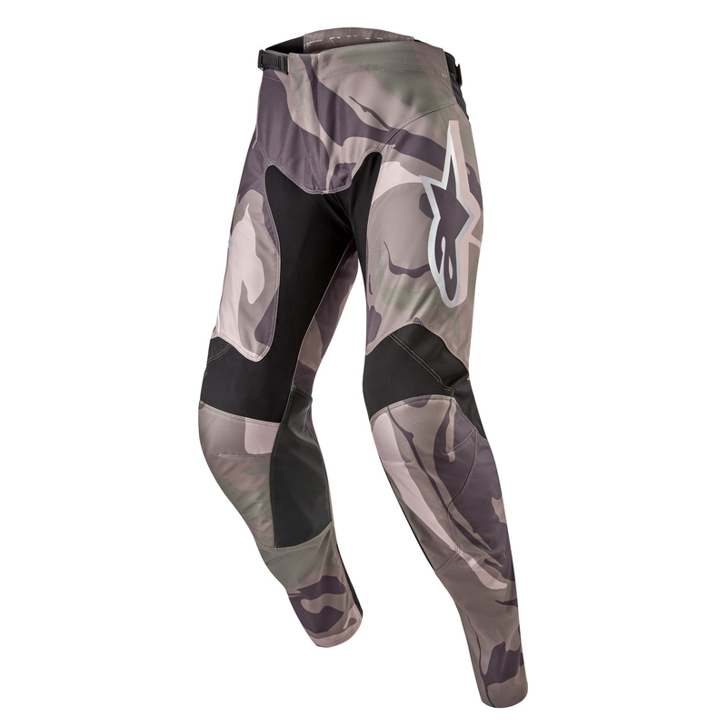 Παντελόνι μοτοκρός Alpinestars Racer Tactical πράσινο camo-καφέ