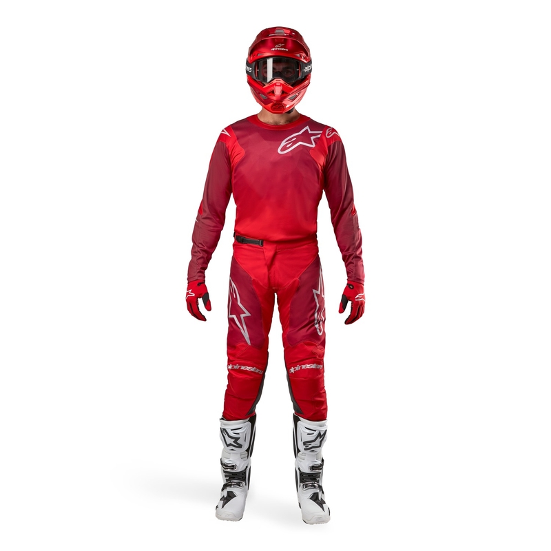 Alpinestars Racer Hoen Παντελόνι Motocross κόκκινο και κρασί