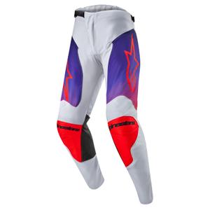 Alpinestars Racer Hoen Παντελόνι Motocross γκρι-μπλε-πορτοκαλί