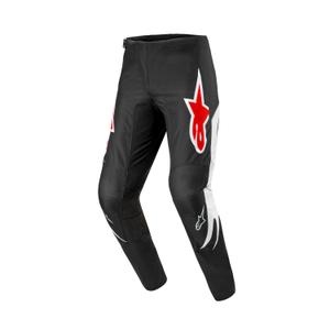Alpinestars Fluid Lucent Παντελόνι Motocross Μαύρο, Λευκό και Κόκκινο