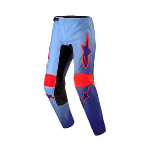 Alpinestars Fluid Lucent Παντελόνι Motocross μπλε-φωτεινό μπλε-πορτοκαλί