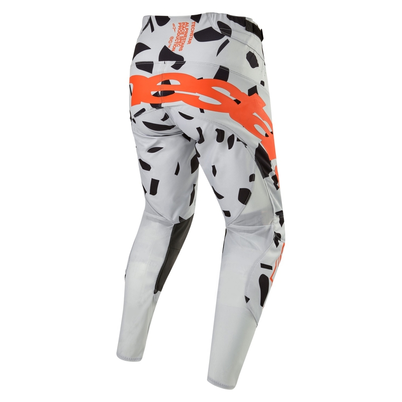 Παντελόνι μοτοκρός Alpinestars Techstar Rantera γκρι-πορτοκαλί-μαύρο
