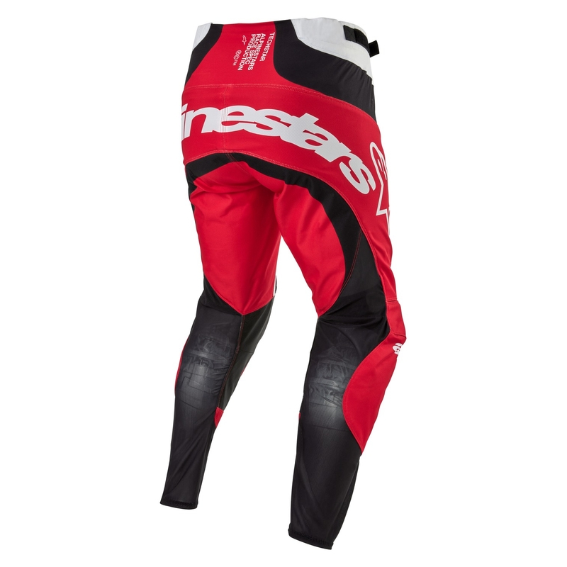 Παντελόνι μοτοκρός Alpinestars Techstar Ocuri κόκκινο-άσπρο-μαύρο