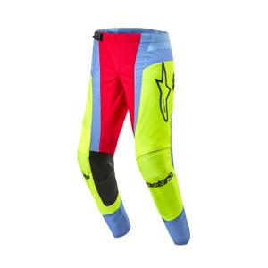 Alpinestars Techstar Ocuri Παντελόνι Motocross Light Blue-Fluo Yellow-Red
