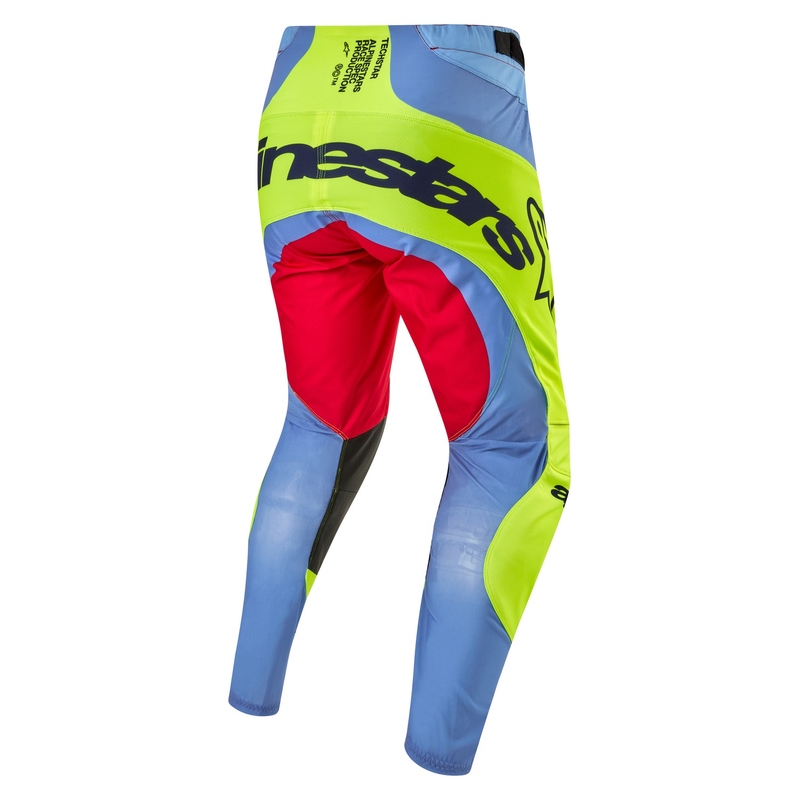 Alpinestars Techstar Ocuri Παντελόνι Motocross Light Blue-Fluo Yellow-Red