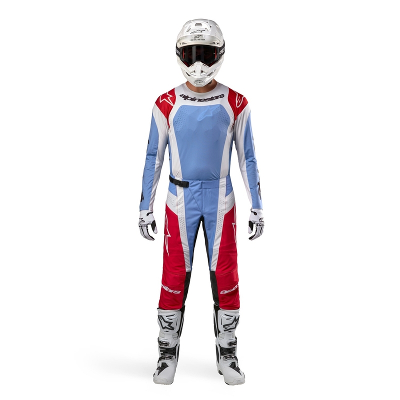 Alpinestars Techstar Ocuri 2024 Παντελόνι Motocross Light Blue-White-Red